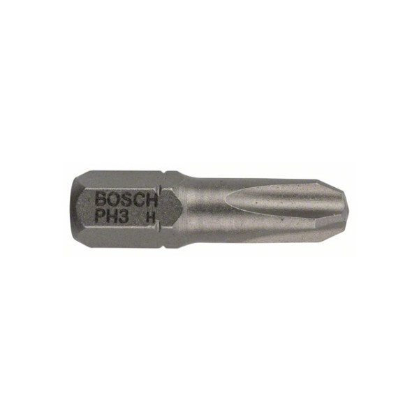 Насадка (бита) крестообразная PH3 25 мм BOSCH Extra Hart ( посадочн. шестигранник 1/4 ")