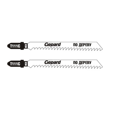 Пилка лобз. по дереву T111C (2 шт.) GEPARD