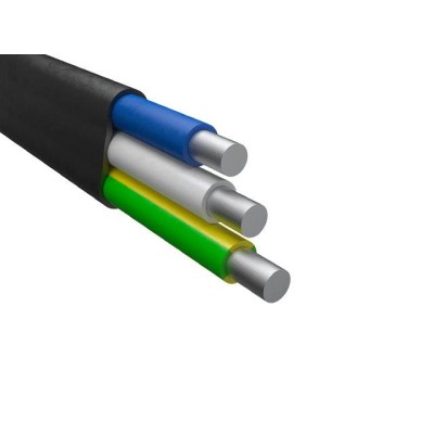 Кабель АВВГ-П 3х4 (бухта 100м) Ч Белтелекабель (черный)