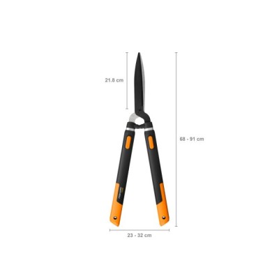 Ножницы для живой изгороди телескопические FISKARS SmatrFit (114800)