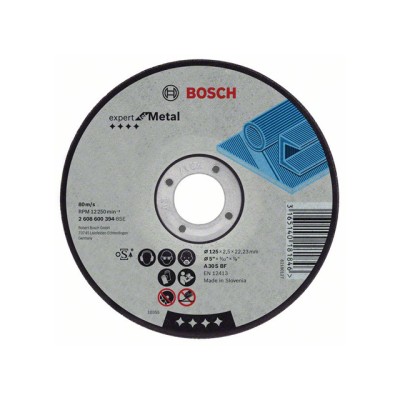 Круг отрезной 125х2.5x22.2 мм для металла Expert BOSCH