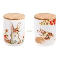 Банка для сыпучих продуктов керамическая 750 мл, серия EASTER BUNNY, PERFECTO LINEA