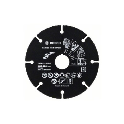 Круг отрезной 115х1.0x22.2 мм для дерева Multi Wheel BOSCH