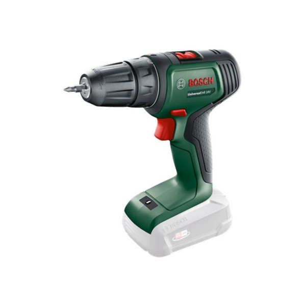 Аккум. дрель-шуруповерт BOSCH UniversalDrill 18V в чем. (18.0 В, 2 акк., 1.5 А/ч Li-Ion, 2 скор., 30