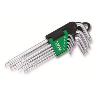 Набор ключей Torx T10-Т50 9шт длинных TOPTUL