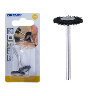 Щетка щетинная 19,0 мм DREMEL 403 (2 шт)