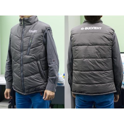 Жилет утепл. мужской. р-р XL "Фиолент"