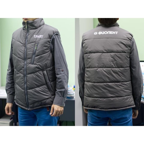 Жилет утепл. мужской. р-р XL "Фиолент"