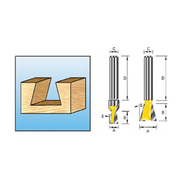 Фреза лас/хв14,28х12,7х8х32х2Т MAKITA