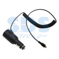 Автозарядка с индикатором microUSB (АЗУ) (5 V, 2000 mA) шнур спираль до 2 м REXANT