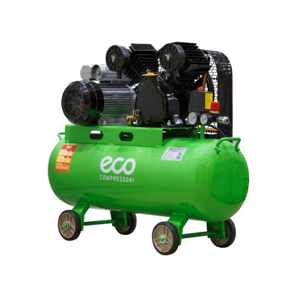 Компрессор ECO AE-705-B1 (380 л/мин, 8 атм, ременной, масляный, ресив. 70 л, 220 В, 2.20 кВт)