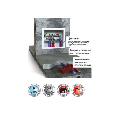 Теплоизоляция для труб ENERGOFLEX SUPER PROTECT красная 18/4-11м