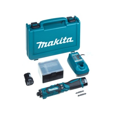 Аккум. шуруповерт MAKITA DF 012 DSE в чем. (7.2 В, 2 акк., 1.5 А/ч Li-Ion, 1 скор., 6 Нм, шурупы до 6 мм)