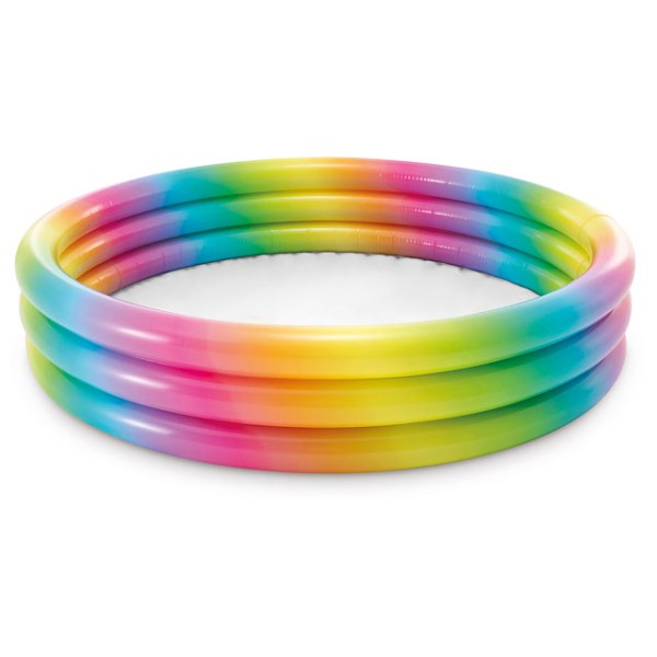 Надувной детский бассейн Rainbow Ombre, 147х33 см, INTEX (от 2 лет)