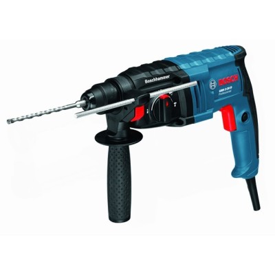 Перфоратор BOSCH GBH 2-20 D в чем. (650 Вт, 1.7 Дж, 3 реж., патрон SDS-plus, вес 2.3 кг)