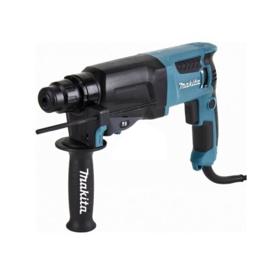 Перфоратор MAKITA HR 2600 в чем. (800 Вт, 2.4 Дж, 2 реж., патрон SDS-plus, вес 2.9 кг)