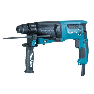 Перфоратор MAKITA HR 2630 в чем. (800 Вт, 2.4 Дж, 3 реж., патрон SDS-plus, вес 2.8 кг)