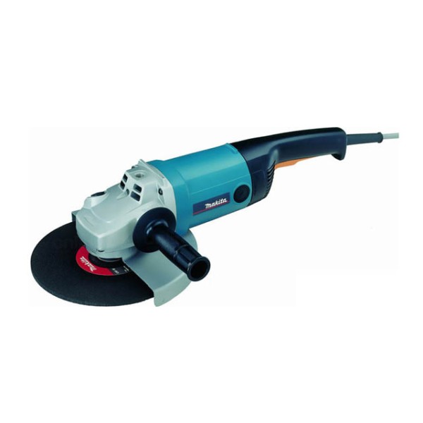 Двуручная углошлифмашина MAKITA 9069 SF в кор. (2000 Вт, диск 230х22 мм, плавный пуск, SDS-гайка)