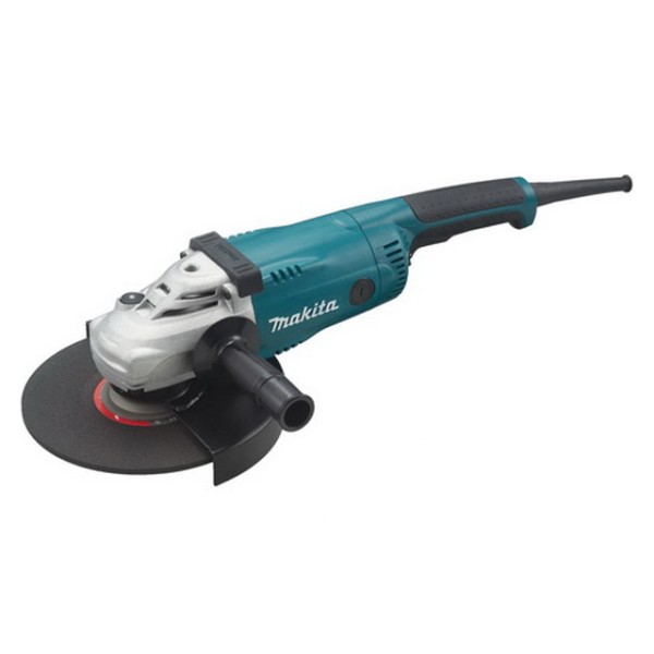 Двуручная углошлифмашина MAKITA GA 9020 SFK в чем. (2200 Вт, диск 230х22 мм, плавный пуск, без регул