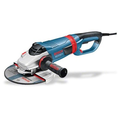 Двуручная углошлифмашина BOSCH GWS 24-230 LVI в кор. (2400 Вт, диск 230х22 мм, вибро, плавный пуск, без регул. об.)