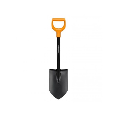 Лопата штыковая укороченная Solid FISKARS (длина:790мм, ширина:95мм)