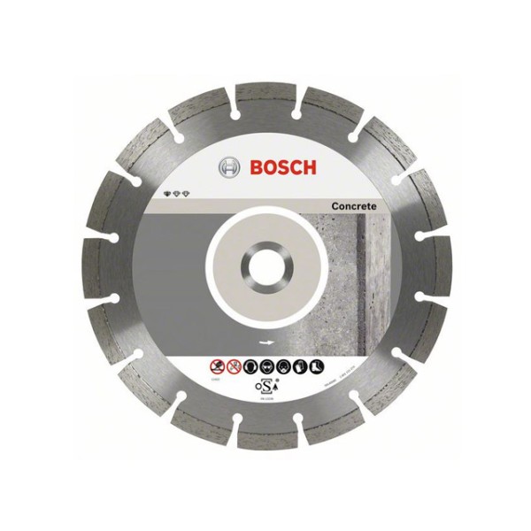 Алмазный круг 180х22 мм по бетону сегмент. STANDARD FOR CONCRETE BOSCH ( сухая резка)