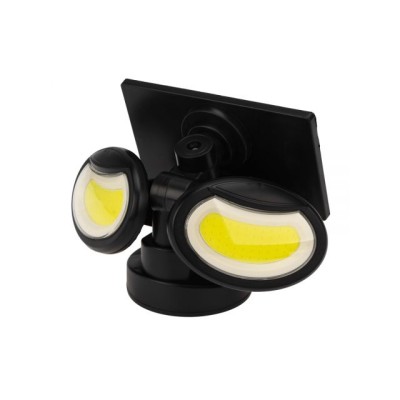 Прожектор садовый на солнечной батарее NEW AGE COB 8Вт 6500K LED LAMPER (с датчиками движения и освещенности, встроенный аккумулятор)