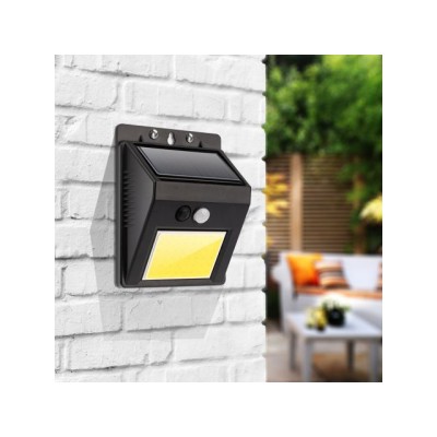 Прожектор садовый на солнечной батарее NEW AGE XL LED COB LAMPER (датчик движения плюс датчик освещенности, кнопка вкл/выкл герметичная, LED COB монта