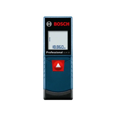 Дальномер лазерный BOSCH GLM 20 в блистере (0.15 - 20 м, +/- 3 мм/м, IP 54)