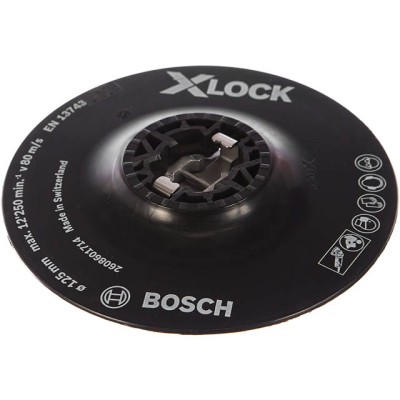 Опорная тарелка 125мм X-LOCK для фибр. листов мягкая BOSCH