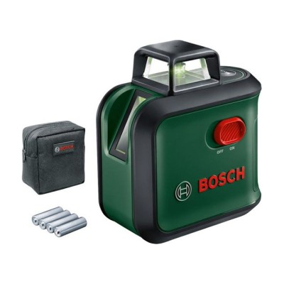 Нивелир лазерный линейный BOSCH Advanced Level 360 в кор. (проекция: крест, до 24 м, +/- 0.40 мм/м, резьба 1/4")