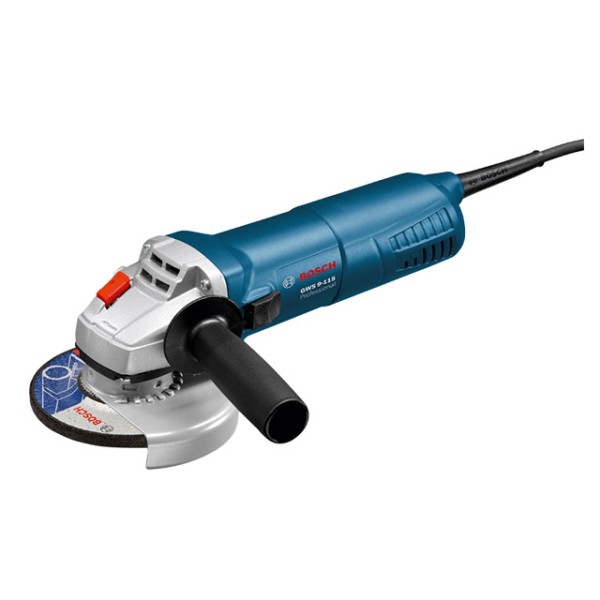 Одноручная углошлифмашина BOSCH GWS 9-115 в кор. (900 Вт, диск 115х22 мм, без регул. об.)