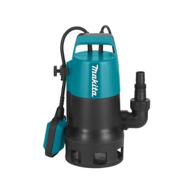 Дренажный насос для грязной воды MAKITA PF 1010 (1000 Вт, 14400 л/ч, до 5 м, пластм. корпус)