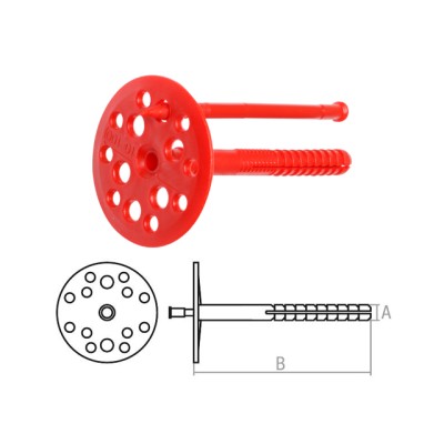 Дюбель для теплоизоляции 10х110 мм с пласт. гвоздем (1000 шт в коробе) STARFIX