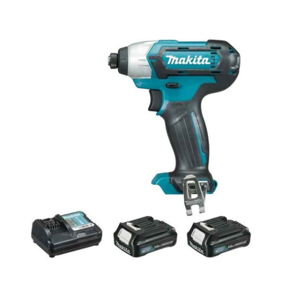 Аккум. шуруповерт MAKITA TD 110 DWAE в чем. (10.8 В, 2 акк., 2.0 А/ч Li-Ion, 1 скор., 110 Нм, шурупы