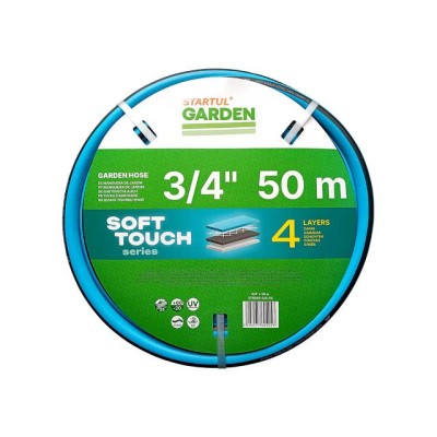 Шланг поливочный 3/4" 50м STARTUL GARDEN SOFT TOUCH (ST6040-3/4-50) (4 слоя)