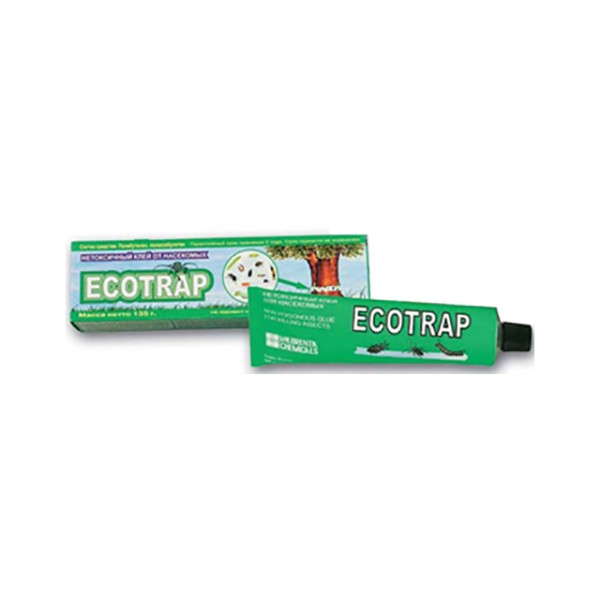 Клей для отлова насекомых ECOTRAP (туба 135 г) (Упаковка: металлическая туба по 135 гр.) (VALBRENTA