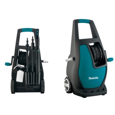 Очиститель высокого давления MAKITA HW 112 (1.60 кВт, 120 бар, 370 л/ч, возможность забора воды из бочки: Нет, рабочая температура воды: до 40 г)