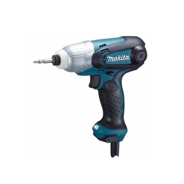 Шуруповерт ударный MAKITA TD 0101 F в кор. (230 Вт, патрон внутр. шестигр. 1/4", 100 Нм, подсветка)