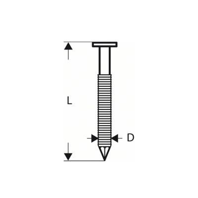 Гвозди для GSN 90-21 RK SN21RK 60RG (4000шт) (BOSCH)