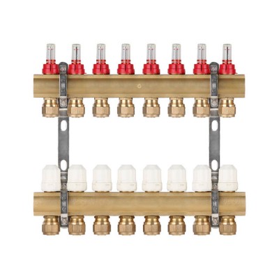 Коллекторная группа AVE777, 8 вых. AV Engineering (PRO серия Для теплого пола и водоснабжения)