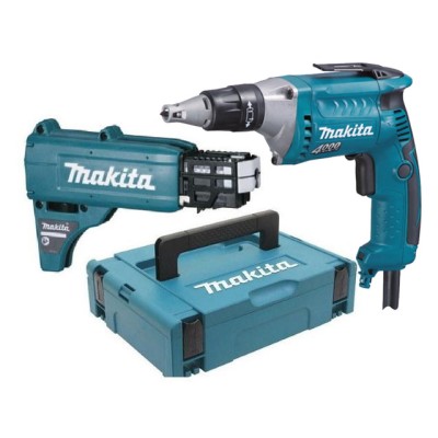 Шуруповерт MAKITA FS 4300 JX2 в чем. (570 Вт, патрон внутр. шестигр. 1/4", 16 Нм, шурупы до 6 мм)