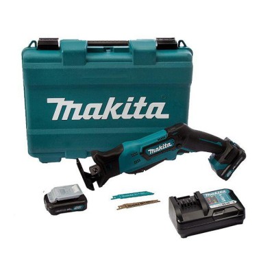 Аккум. сабельная пила MAKITA JR 105 DWAE в чем. (10.8 В, 2 акк., 2.0 А/ч, Li-Ion, дерево до 50 мм, металл до 50 мм)