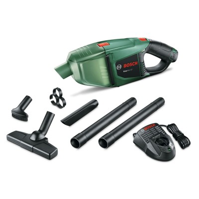 Аккум. пылесос BOSCH EasyVac 12 в кор. + аксессуары (12.0 В, 1 акк., 2.5 А/ч, Li-Ion, 0,35 л, класс: L, самоочистка: нет)